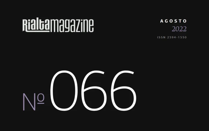 Rialta Magazine, Núm. 66, agosto 2022