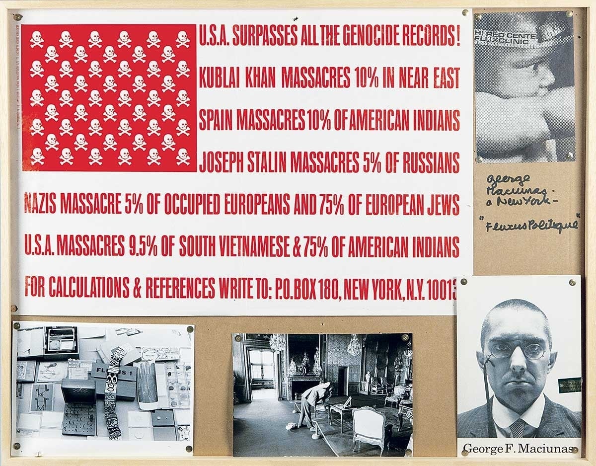 18 documentos de “Política Fluxus”, Georges Maciunas en Nueva York, 1960-1991
