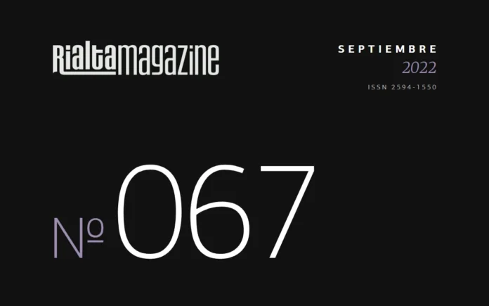 Rialta Magazine, Núm. 67, septiembre 2022