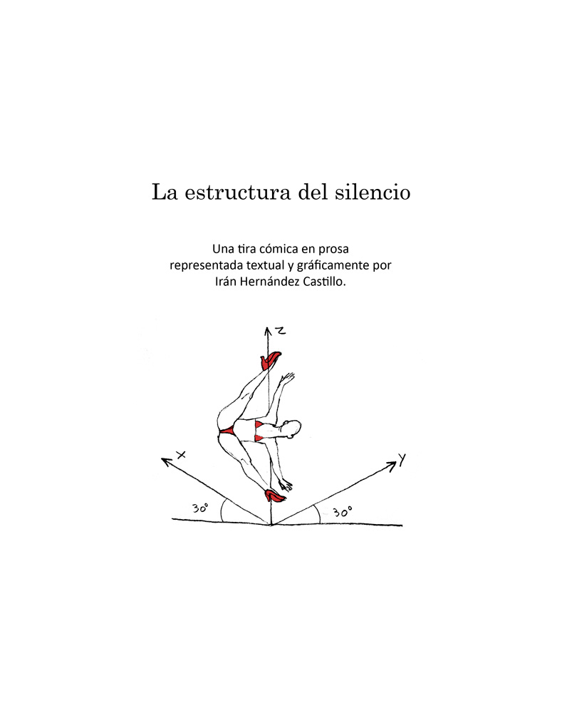 La estructura del silencio, una tira cómica de Irán Hernández Castillo