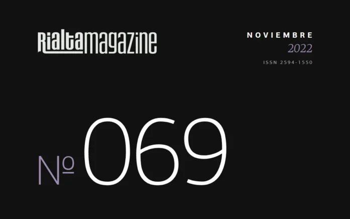 Rialta Magazine, Núm. 69, noviembre 2022
