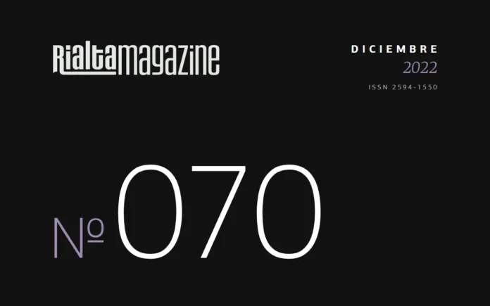 Rialta Magazine, Núm. 70, diciembre 2022