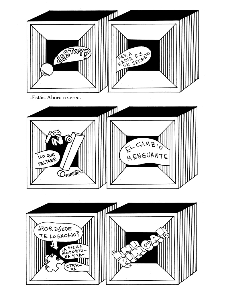 El hipercubo de Salomón, un comic del artista Irán Hernández Castillo