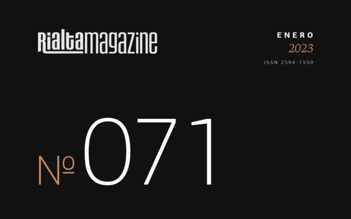Rialta Magazine, Núm. 71, enero 2023