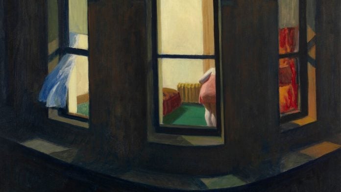 Detalle de ‘Night Windows’, 1928, Edward Hopper. Foto: Whitney Museum of American Art.