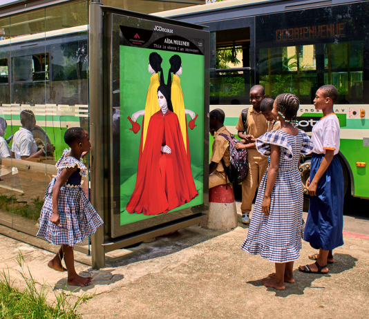Una de las fotografías de Muluneh en Abiyán, Costa de Marfil. Foto: Public Art Fund.