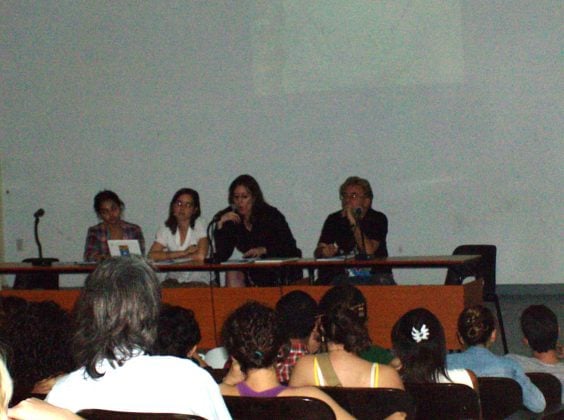 Susana Haug y Enrique Perez Dias junto a las directoras Sandra Garcia y Camila Valdes presentan el numero 7 de Upsalon 2009 | Rialta