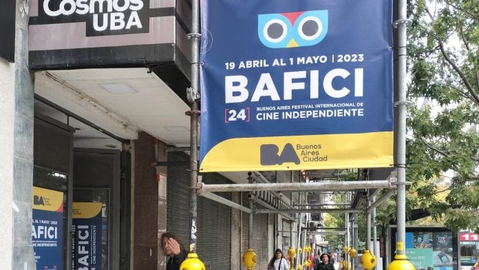 Una de las sedes del Festival Internacional de Cine Independiente de Buenos Aires. Foto (detalle): Tokio Oohara.