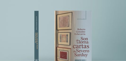 Cubierta Son de la loma: cartas de Severo Sarduy, de Roberto González Echevarría (Rialta Ediciones, 2023).