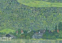'Litzlberg en el Attersee', Gustav Klimt, 1912