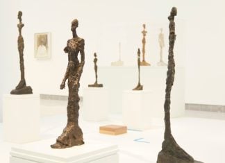Vista de la exposición en Tel Aviv. Foto: Fondation Giacometti.