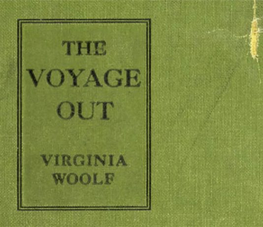 Portada (detalle) de la primera edición de ‘The Voyage Out’ (1915); Virginia Woolf. Conservada en la Fisher Library Rare Books Collection de la Universidad de Sídney, Australia. (IMAGEN digital.library.sydney.edu.au)