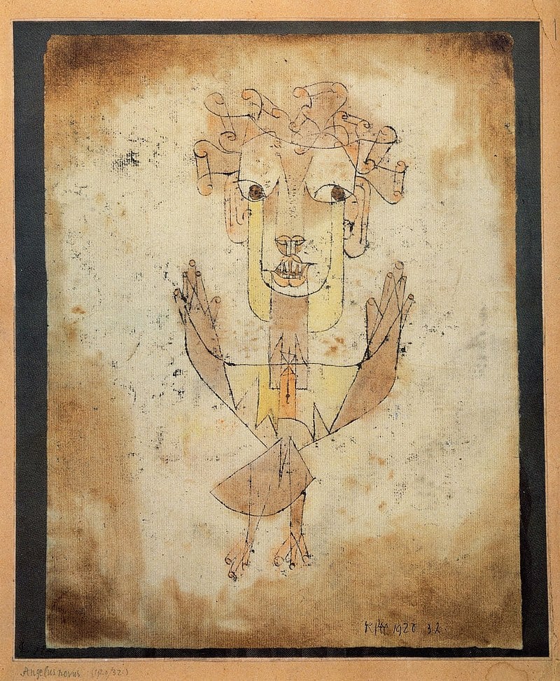 Paul Klee, ‘Angelus Novus’, 1920. 
