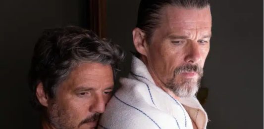 Fotograma de 'Extraña forma de vida', Pedro Almodóvar dir, 2023