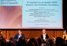 Presentación del Anuario 2023 del Instituto Cervantes, Madrid (FOTO cervantes.org)