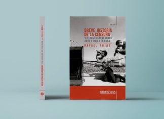 Cubierta de Breve historia de la censura y otros ensayos sobre arte y poder en Cuba, de Rafael Rojas (Rialta Ediciones, 2023)