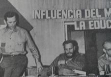 Fidel Castro asiste a la comisión 6B del Congreso Nacional de Educación y Cultura, en abril de 1971