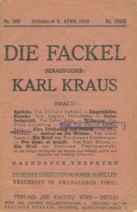 De ‘Die Fackel’. Exposición ‘Arnold Schönberg & Karl Kraus’