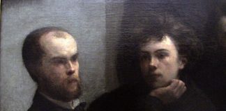 Verlaine y Rimbaud en un detalle del cuadro 'Un coin de table', de Henri Fantin-Latour, 1872