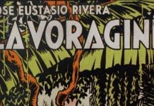 Detalle de una cubierta de ‘La Vorágine’. Imagen: Ministerio de Culturas de Colombia.