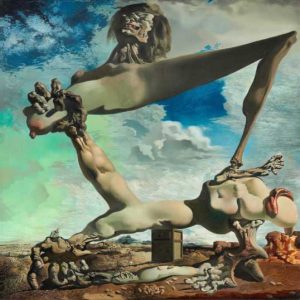 ‘Construcción blanda con judías hervidas (Premonición de la Guerra Civil)’; Salvador Dalí. En la exposición ‘Imagine! 100 Years of International Surrealism’, en The Royal Museums of Fine Arts of Belgium.
