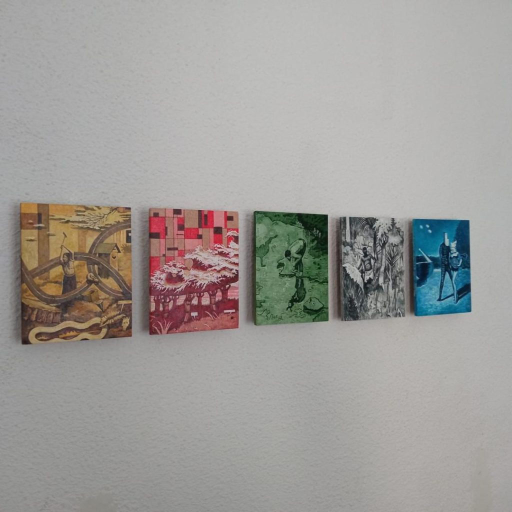 Cuadros de Carracedo en el Open Studio.