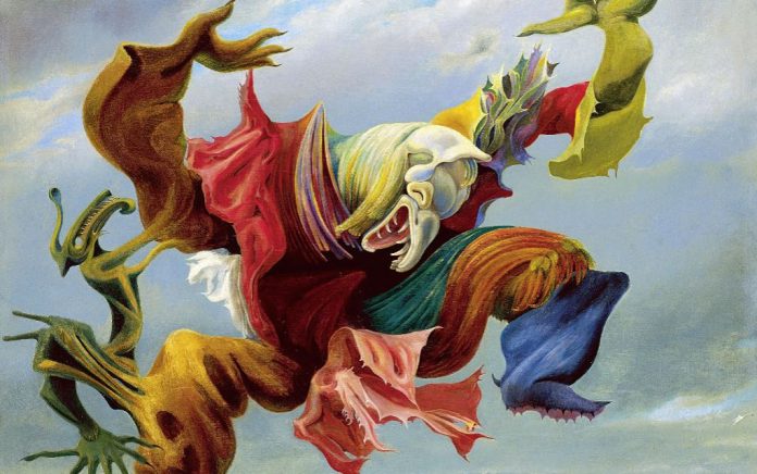 ‘The Triumph of Surrealism’ (1937); Max Ernst. En la exposición ‘Imagine! 100 Years of International Surrealism’, en The Royal Museums of Fine Arts of Belgium.