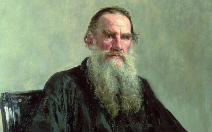 Ilya Efimovich, Tolstói, escritor ruso, retrato