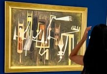 ‘Horizon Chauds’ (1968), de Wifredo Lam. Exposición ‘Wifredo Lam Masterpieces: A Journey Through His Oeuvre’