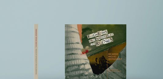 Cubierta Fragmentos para apuntalar las ruinas, de Ricardo Miguel Hernández (Rialta Ediciones, 2024)