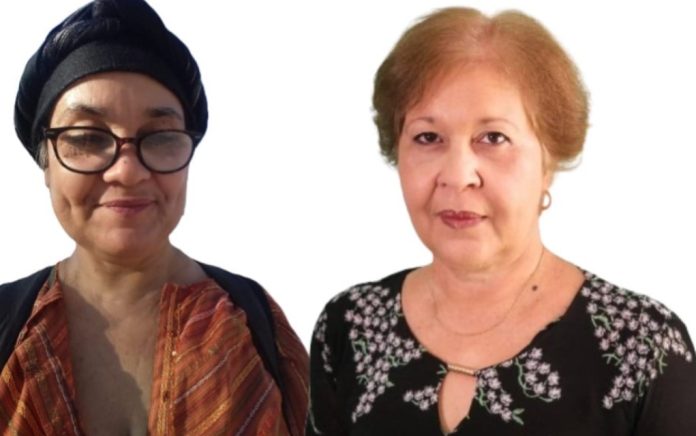 Jenny Pantoja Torres (izq.) y Alina Bárbara López Hernández (der.) fueron detenidas este junio por la policía política cubana.
