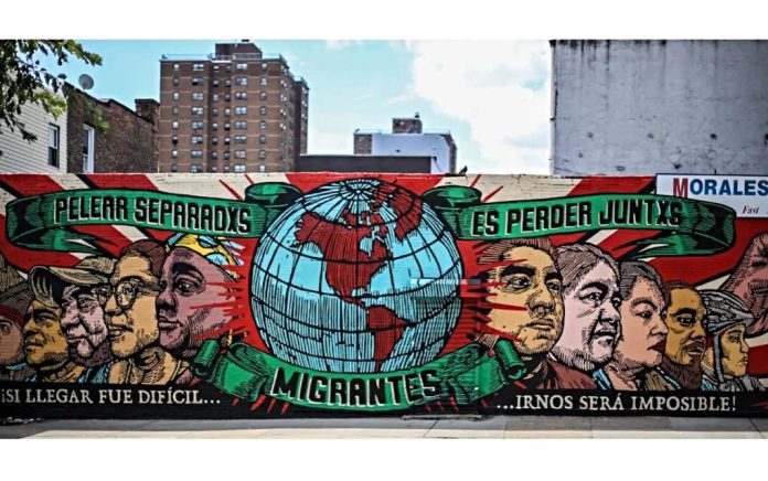 Mural ‘Migrantes’ (Nueva York); Gran Om