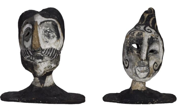 Bustos sin título en papier maché de Antonia Eiriz (1970)