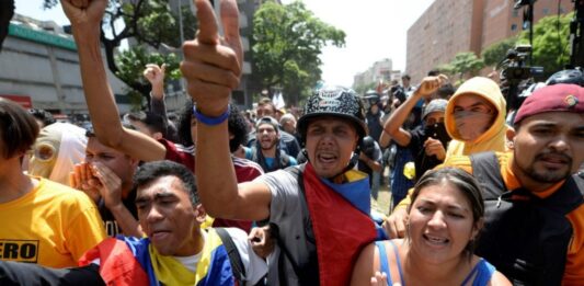 venezuela, marcha opositora