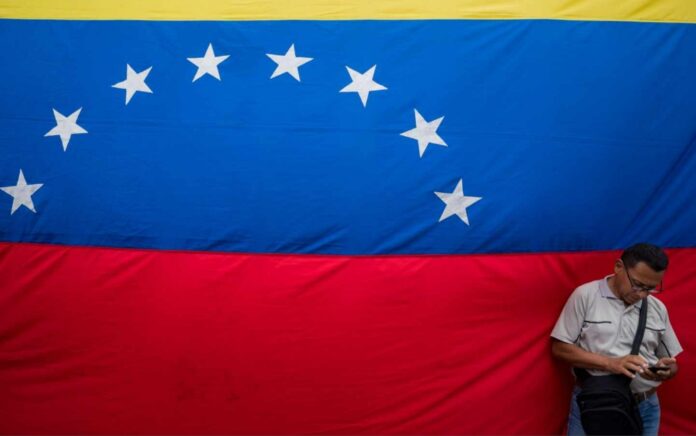 venezuela, bandera, luciérnagas