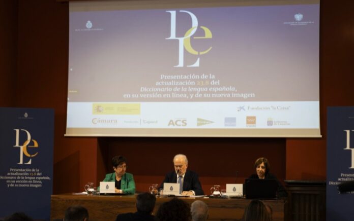 Presentación del ‘Diccionario de la lengua española’ (DLE) de la Real Academia Española