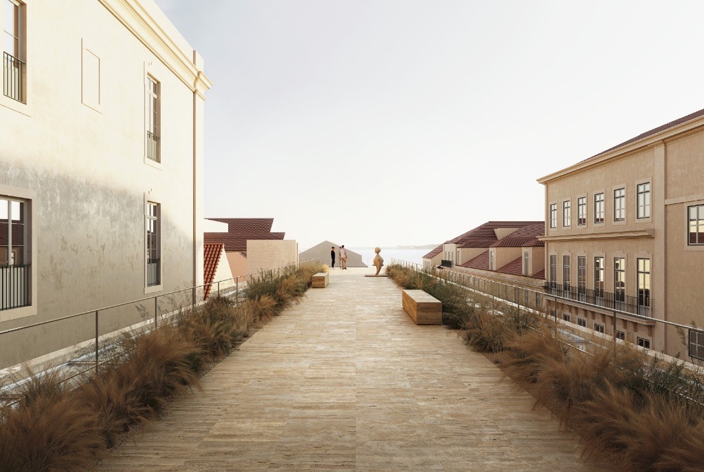 Visualización del proyecto de remodelación del Museo Nacional de Arte Contemporáneo del Chiado (MNAC), en Lisboa