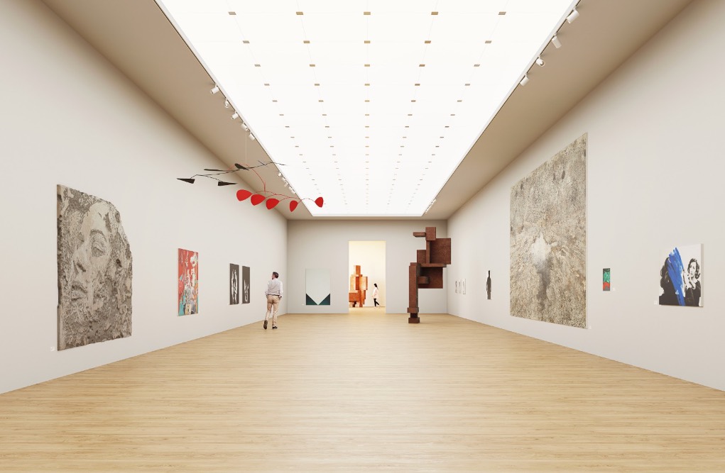 Visualización del proyecto de remodelación del Museo Nacional de Arte Contemporáneo del Chiado (MNAC), en Lisboa