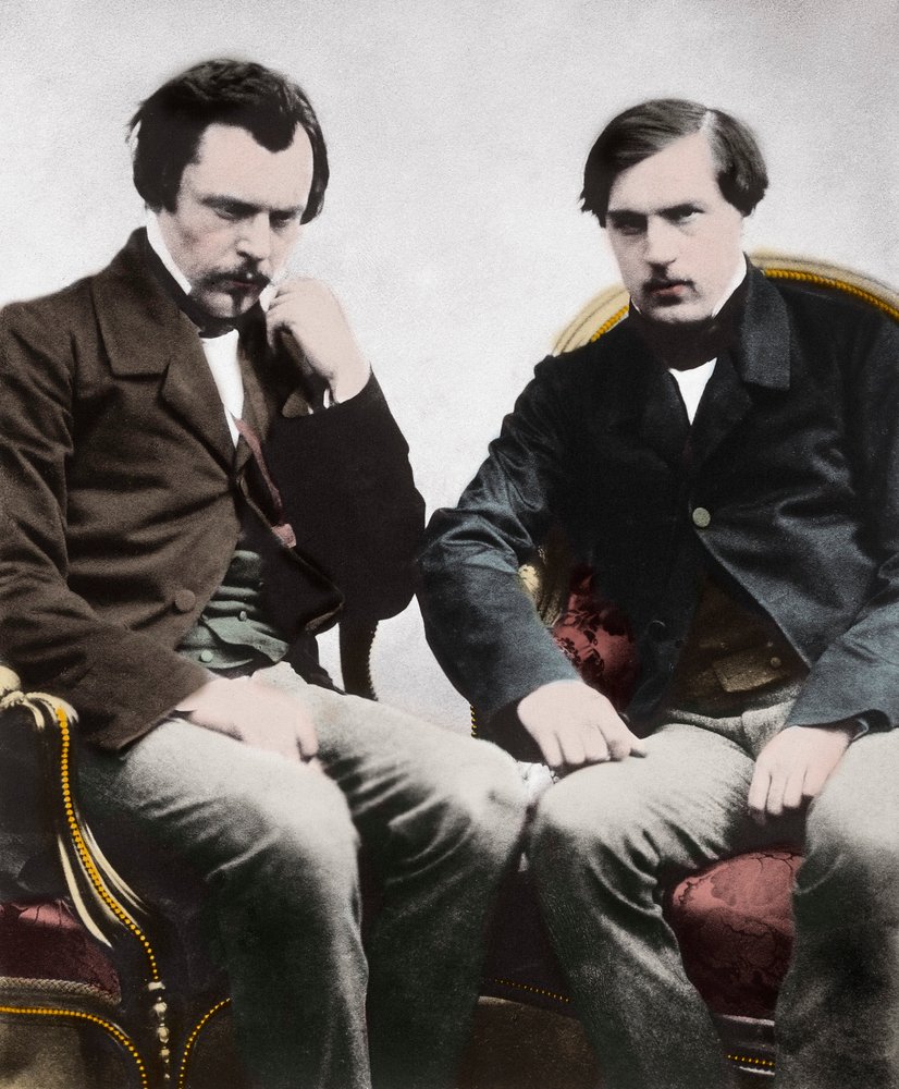 1820 1910 Nadar The brothers Edmond 1822 1896 and Jules 1830 1870 of Goncourt French writers MeisterDrucke 915276 | Rialta