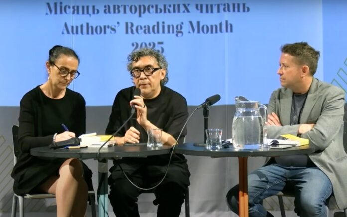 Charla en de Carlos A. Aguilera durante el Authors´ Reading Month en República Checa; julio, 2025