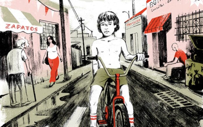 Ilustración (detalle) de ‘Worm: A Cuban American Odyssey’; Edel Rodriguez