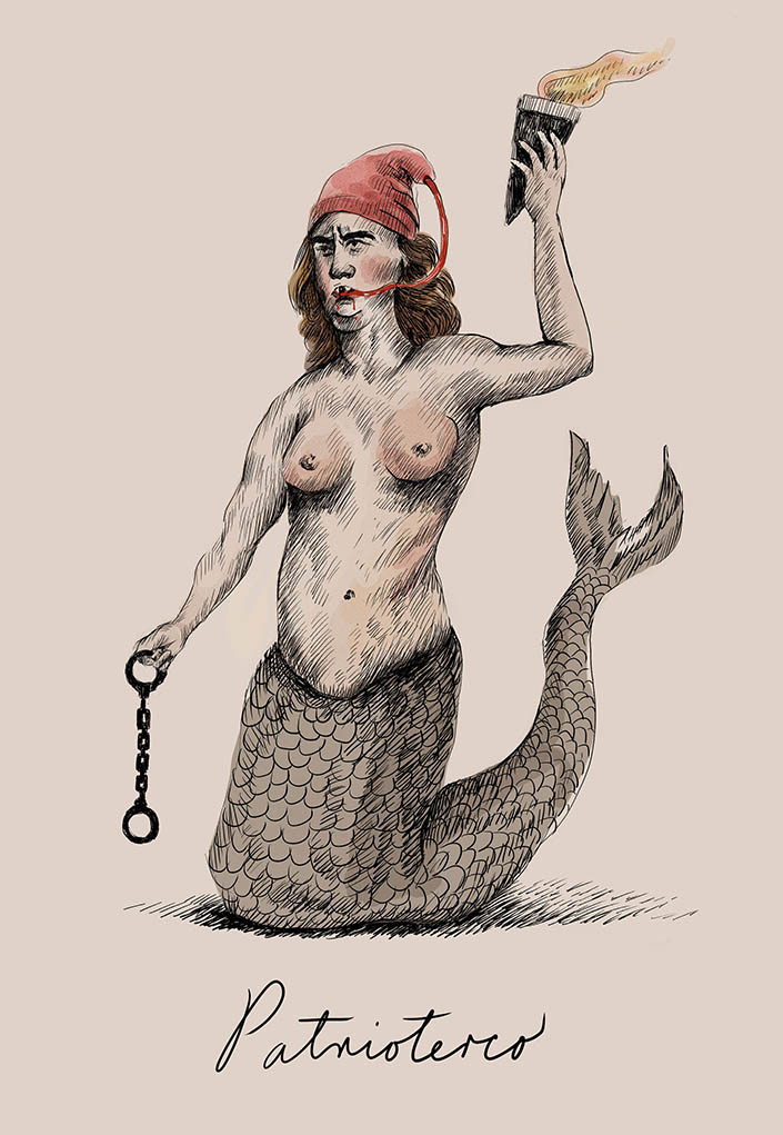 Patrioterco dibujo de Camila Lobon | Rialta