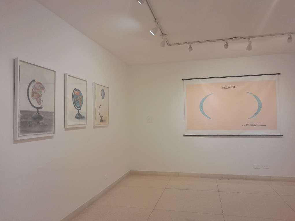 Vista de ‘Nowhere’; Yornel Martínez Elías. Galería El Apartamento, La Habana