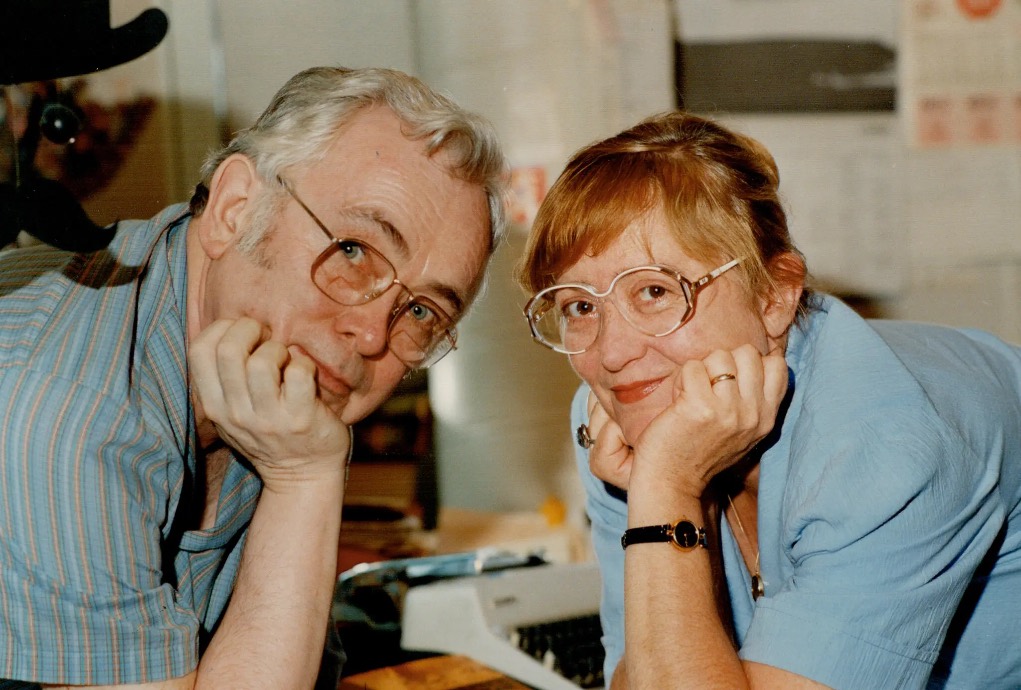 Josef Škvorecký y Zdena Salivarová, 1988