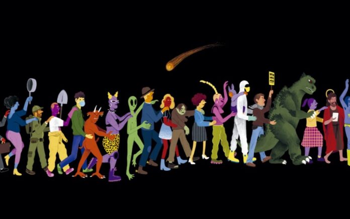 ‘La fiesta del fin del mundo’ (Anagrama, 2025; detalle de portada), Natalia Castro Picón