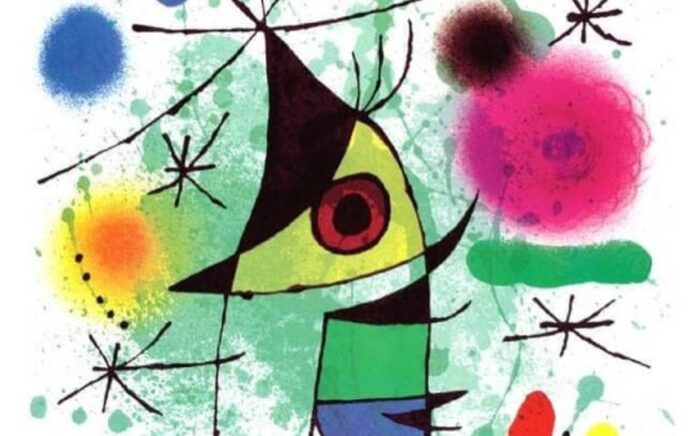 ‘El pez cantor’ (1972; detalle); Joan Miró