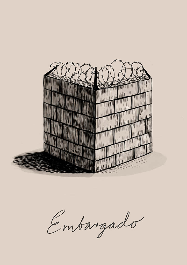 Embargado dibujo de Camila Lobon | Rialta