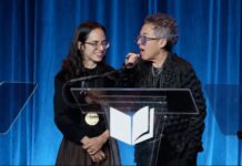 Robin Myers y Gabriela Cabezón Cámara comparten en EE.UU. el National Book Award 2025 en literatura traducida Robin Myers y Gabriela Cabezón Cámara en la ceremonia del National Book Award 2025