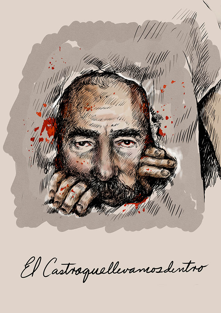 El Castroquellevamosdentro dibujo de Camila Lobon | Rialta