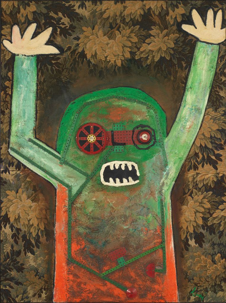 ‘Fire! Fire!’ (1963-64); Enrico Baj. Exposición ‘International Surrealism’ en el Museo de Arte de Dallas, Texas, EE.UU.